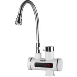 Robinet electric THERMY FLEX, 3300 W, carcasa din inox, rezistenta din otel inoxidabil, conducta din cupru, afisaj al temperaturii apei, debit apa fie