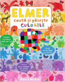 Elmer caută și găsește culorile - Paperback - David McKee - Pandora M