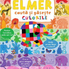 Elmer caută și găsește culorile - Paperback - David McKee - Pandora M