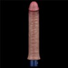 Vibrator Reincarcabil Real Softee, Brun Deschis, 24 cm, Lovetoy