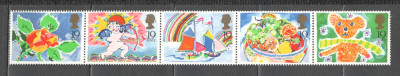 Anglia/Marea Britanie.1989 Timbre de felicitare-streif GA.232 foto