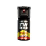 Spray cu piper IdeallStore&reg;, TW-1000 Foam, spuma, auto-aparare, 40 ml, negru