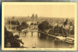 AD 536 C. P. VECHE -PARIS -PANORAMA SUR LA SEINE -FRANTA, Circulata, Printata