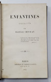 EFANTINES MORALITES par ELZEAR ORTOLAN - PARIS, 1845
