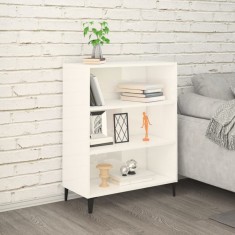 vidaXL Servantă, alb extralucios, 69,5x34x90 cm, lemn prelucrat