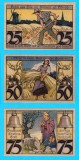 Germania Twistringen SET complet 3x (p#1349.2.1-3) 25+50+75 Pfennig 1921 aUNC; (ROG CITITI DETALIILE!)