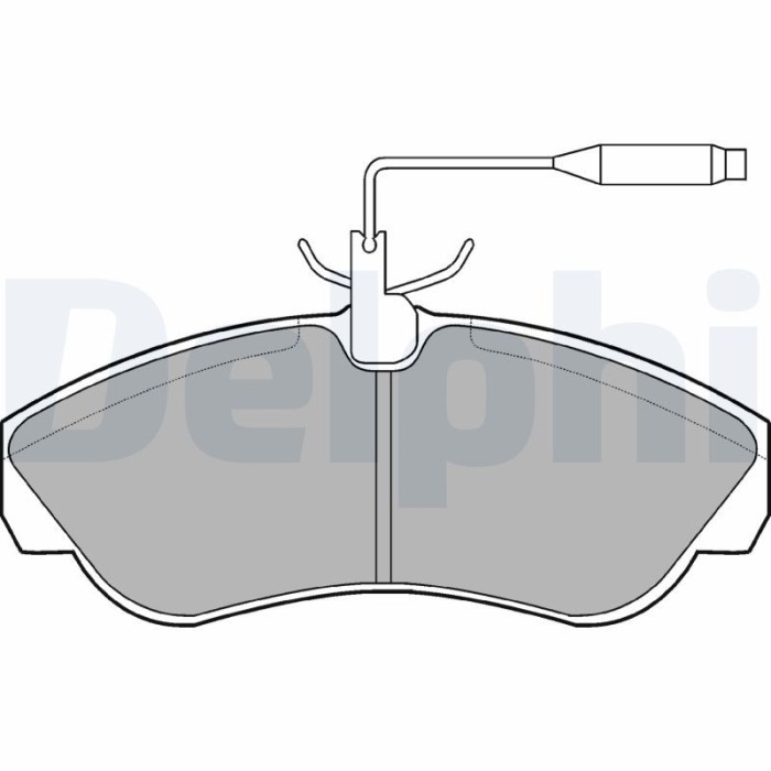 DELPHI LP878 set placute frana,frana disc