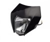 Carena Moto Enduro Neagra cu Far Fata MX_NEW AW2362 - Piese si Accesorii Moto