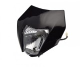 Carena Moto Enduro Neagra cu Far Fata MX_NEW AW2362 - Piese si Accesorii Moto