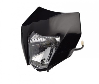Carena + far fata, Enduro, culoare negru Cod Produs: MX_NEW AW2362 foto