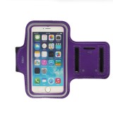 Husa Brat Telefon MRG M592, 4.7 inch, Mov, Sport, Jogging, Banda Ajustabila, Buzunar Chei, Rezistenta Apa