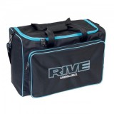 Geanta Pescuit Rive Carryall L 55x25x38cm, 2 Compartimente, Poliester Impermeabil, Baza PVC