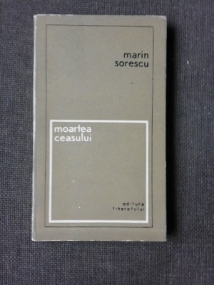 MOARTEA CEASULUI - MARIN SORESCU (CU DEDICATIA AUTORULUI PENTRU PETRU VINTILA) foto