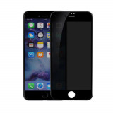 Folie Sticla Privacy 5D compatibila cu Apple iPhone SE 3, 5D full glue, 9H, 0.3MM, acopera tot ecranul, Oem