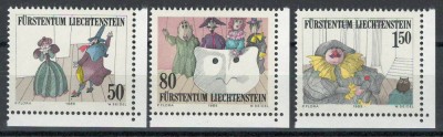 Liechtenstein 1985 887/89 MNH nestampilat - Teatru foto