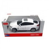 Masinuta Metalica BMW X6M Alb, Scara 1:24