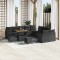 vidaXL Set de canapele pentru grădină 13 pcs Negru 90 x 55 x 71 cm 3364534