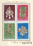 Ungaria 1973 - bijuterii, bloc neuzat