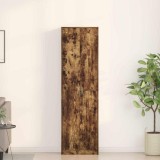 vidaXL Dulap cu raft Stejar afumat 55 x 25 x 189 cm Lemn compozit