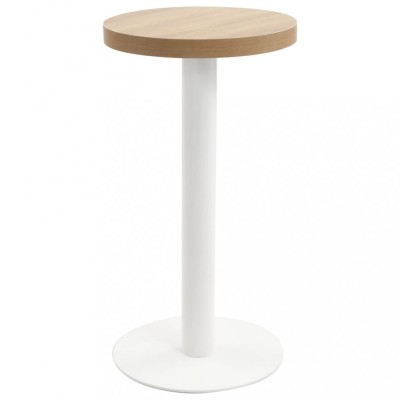 vidaXL Masă de bistro, maro deschis, 40 cm, MDF foto