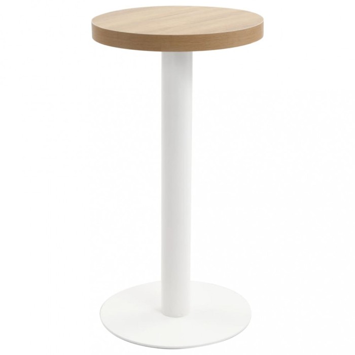 vidaXL Masă de bistro, maro deschis, 40 cm, MDF