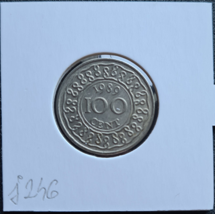 Suriname 100 centi 1989