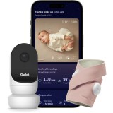 Owlet Dream Duo Dream Sock &amp; Cam 2 set pentru bebeluși Dusty Rose 1 buc