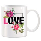 Cana alba personalizata, LOVE, INOVATIX&reg;. 330ml