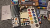 Materiale pictura in acuarela si desen