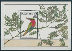 Gambia 1988 - Păsări, fauna, colita neuzata
