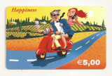 CT2 -Cartela Telefonica -Italia - Prepaid Calling Card Company - Happiness 5 Eur