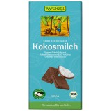 Rapunzel Ciocolata cu bautura de cocos vegana, bio, fara lactoza, fara gluten, 80g