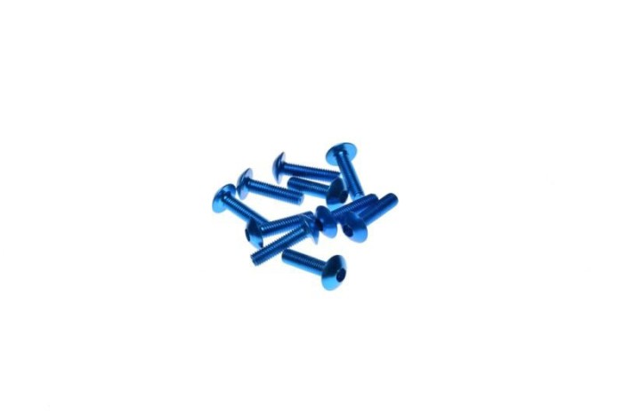 Set 10 suruburi carene, 5x20mm, culoare albastru Cod Produs: MX_NEW AW53131