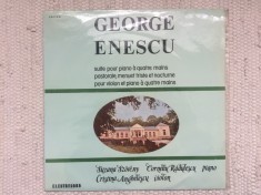 george enescu suita pentru pian pastorala vioara disc vinyl lp muzica clasica pian vioara electrecord ST ECE 02716 VG+