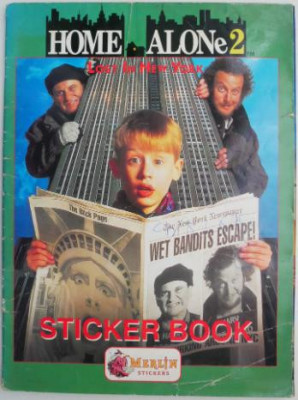 Home Alone 2. Lost in New York. Sticker Book (39 abtibilduri din 162) foto