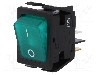 Intrerupator OFF-ON, 2 pozitii, DPST, BULGIN - C6053ALBG21197W