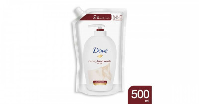 Dove Foly&amp;eacute;kony Szappan Ut&amp;aacute;nt&amp;ouml;ltő Silk 500ml foto