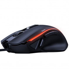 Mouse Gaming Baseus Gamo cu fir, 6400 DPI, 9 Butoane Programabile, Negru foto