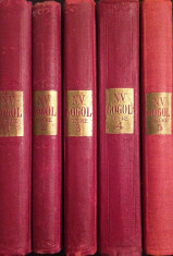 N.V. Gogol - Opere - vol. 1-5 Cartea Rusa, 1954-1958 stare buna ilistratii foto