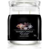 Yankee Candle Black Coconut lum&acirc;nare parfumată I. 368 g
