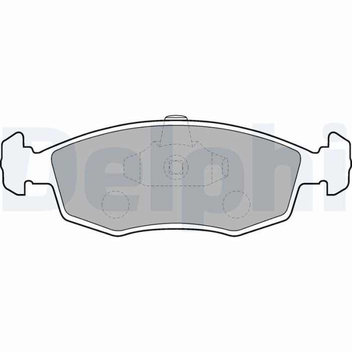 DELPHI LP1549 set placute frana,frana disc