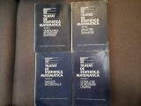 Tratat De Statistica Matematica - Ghe.Mihoc , V.Craiu -4 VOLUME