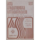 ACTA Stomatologica Internationalia 1/1981