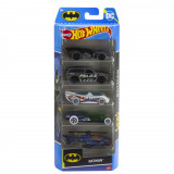 Cumpara ieftin Set 5 Masini Hot Wheels Batman, Mattel