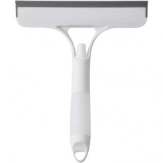 Racleta de curatare 3 in 1, flippy, multifunctional, pentru casa si masina, pulverizator de spray, racleta din silicon si burete, 21.5 x 25.7 cm, alb