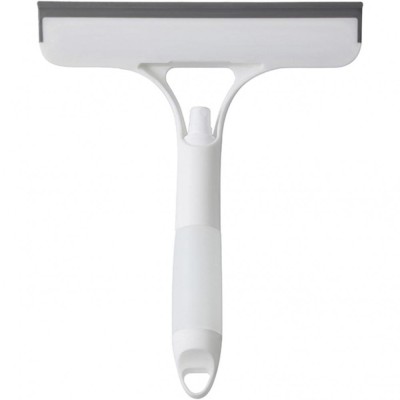 Racleta de curatare 3 in 1, flippy, multifunctional, pentru casa si masina, pulverizator de spray, racleta din silicon si burete, 21.5 x 25.7 cm, alb foto