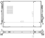 NRF 550081 Radiator, racire motor