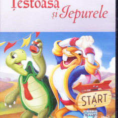 DVD animatie: Testoasa si iepurele (original, dublat in limba romana )