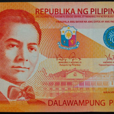 Bancnota exotica 20 PISO - FILIPINE, anul 2012 * Cod 923 = UNC
