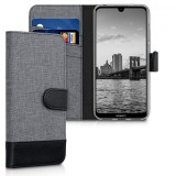 Husa pentru Huawei Y7 Pro (2019), Textil, Gri, 48369.01